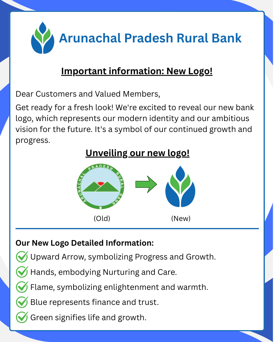 Arunachal Pradesh Rural Bank - New Name New Identity